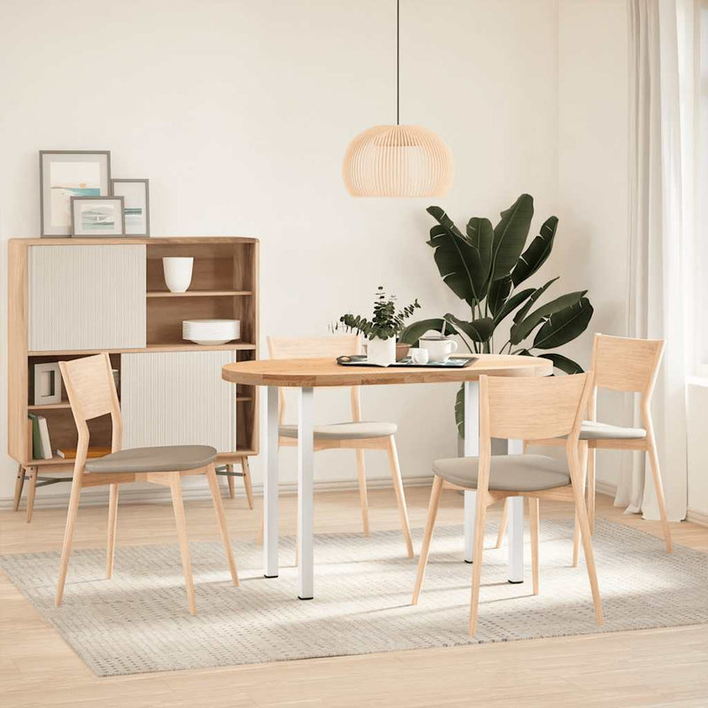 vidaXL 4 db fehér acél konzolasztal láb 72-74 cm