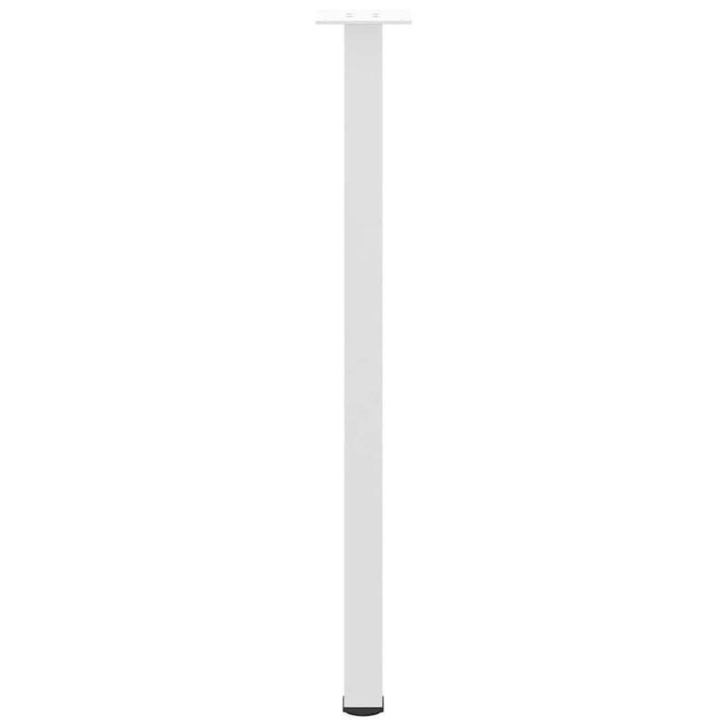vidaXL 4 db fehér acél konzolasztal láb 72-74 cm