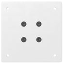 vidaXL 4 db fehér acél konzolasztal láb 72-74 cm