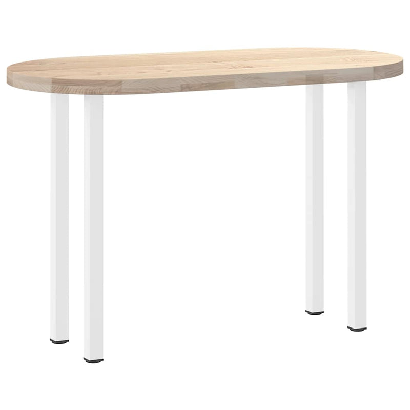 vidaXL 4 db fehér acél konzolasztal láb 72-74 cm