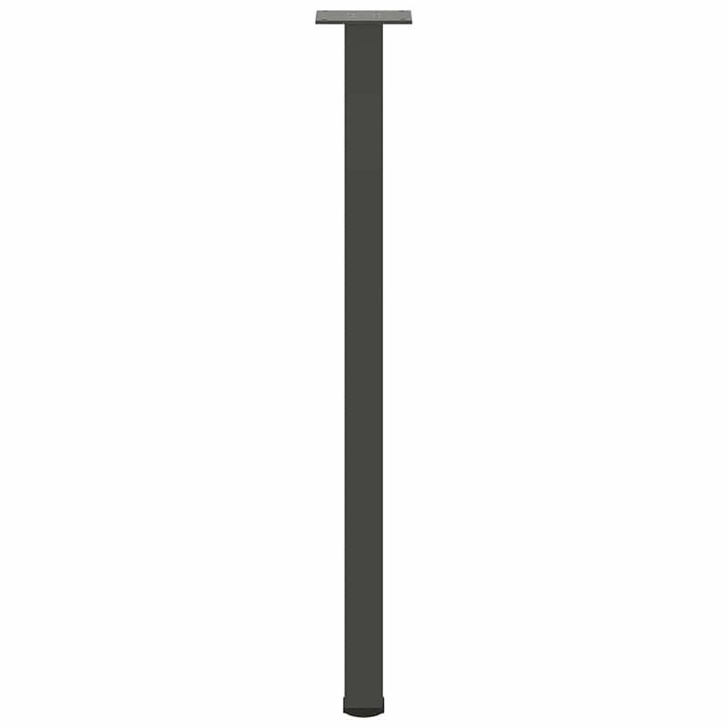 vidaXL 4 db antracitszürke acél konzolasztal láb 72-74 cm