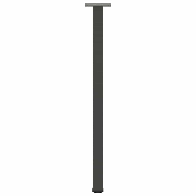 vidaXL 4 db antracitszürke acél konzolasztal láb 72-74 cm