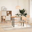 vidaXL 4 db natúr acél konzolasztal láb 72-74 cm acél