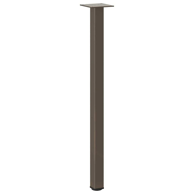 vidaXL 4 db natúr acél konzolasztal láb 72-74 cm acél