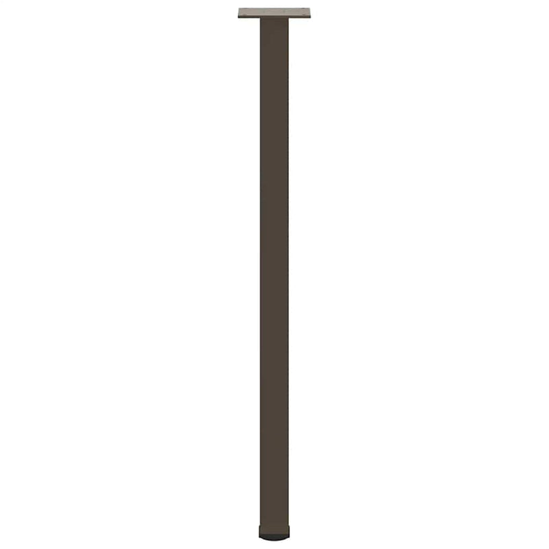 vidaXL 4 db natúr acél konzolasztal láb 72-74 cm acél