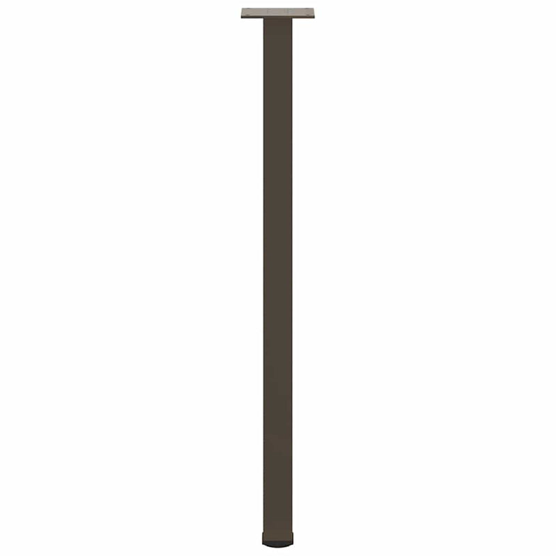vidaXL 4 db natúr acél konzolasztal láb 72-74 cm acél