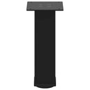 vidaXL 4 db fekete acél dohányzóasztal láb 30-32 cm