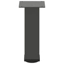 vidaXL 4 db antracitszürke acél dohányzóasztal láb 30-32 cm