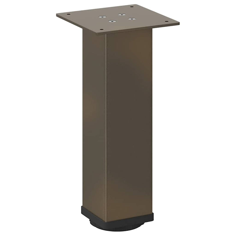 vidaXL 4 db natúr acél dohányzóasztal láb 30-32 cm acél