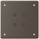 vidaXL 4 db natúr acél dohányzóasztal láb 30-32 cm acél