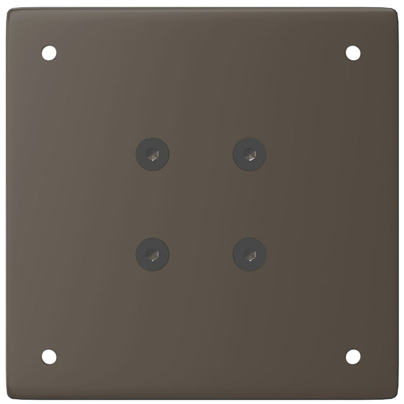 vidaXL 4 db natúr acél dohányzóasztal láb 30-32 cm acél