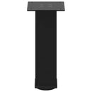 vidaXL 4 db fekete acél dohányzóasztal láb 42-44 cm