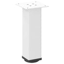 vidaXL 4 db fehér dohányzóasztal láb 42-44 cm acél