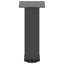 vidaXL 4 db antracitszürke acél dohányzóasztal láb 42-44 cm