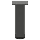 vidaXL 4 db antracitszürke acél dohányzóasztal láb 42-44 cm