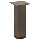 vidaXL 4 db natúr acél dohányzóasztal láb 42-44 cm acél