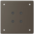 vidaXL 4 db natúr acél dohányzóasztal láb 42-44 cm acél