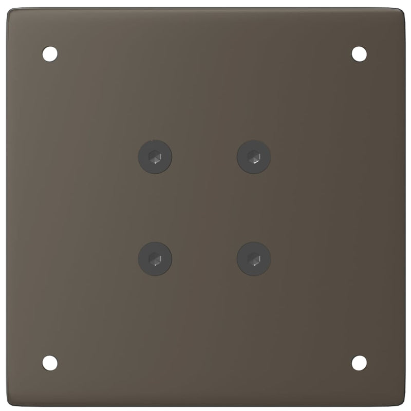 vidaXL 4 db natúr acél dohányzóasztal láb 42-44 cm acél