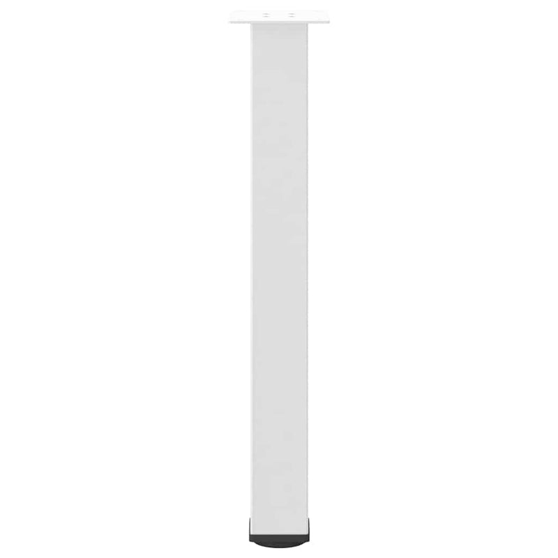 vidaXL 4 db fehér acél konzolasztal láb 72-74 cm