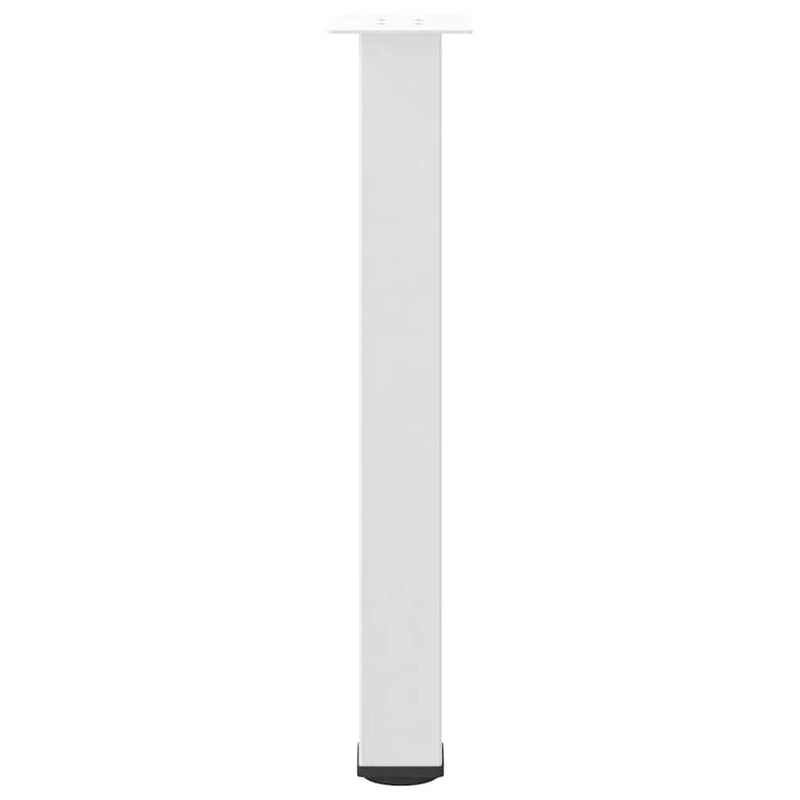 vidaXL 4 db fehér acél konzolasztal láb 72-74 cm