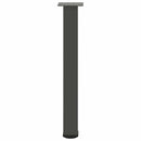 vidaXL 4 db antracitszürke acél konzolasztal láb 72-74 cm