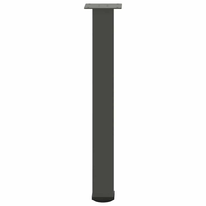 vidaXL 4 db antracitszürke acél konzolasztal láb 72-74 cm