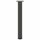 vidaXL 4 db antracitszürke acél konzolasztal láb 72-74 cm