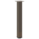 vidaXL 4 db natúr acél konzolasztal láb 72-74 cm acél