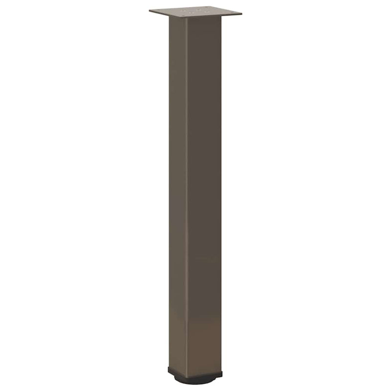 vidaXL 4 db natúr acél konzolasztal láb 72-74 cm acél