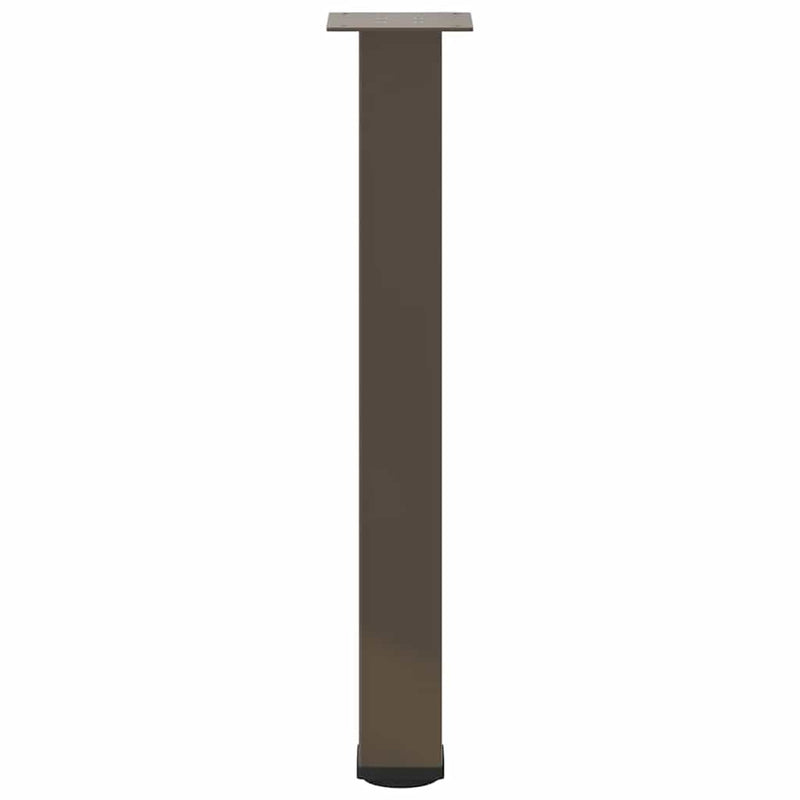 vidaXL 4 db natúr acél konzolasztal láb 72-74 cm acél