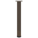 vidaXL 4 db natúr acél konzolasztal láb 72-74 cm acél