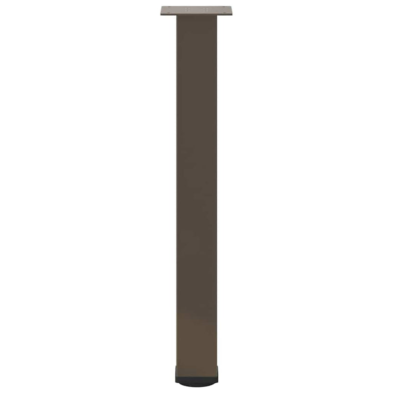 vidaXL 4 db natúr acél konzolasztal láb 72-74 cm acél
