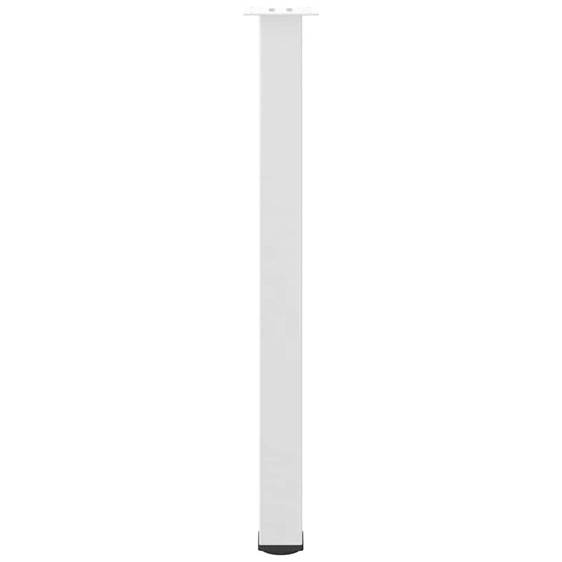vidaXL 4 db fehér bárasztal láb 90-92 cm acél