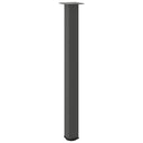 vidaXL 4 db antracitszürke acél bárasztalláb 90-92 cm