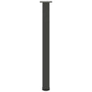 vidaXL 4 db antracitszürke acél bárasztalláb 90-92 cm