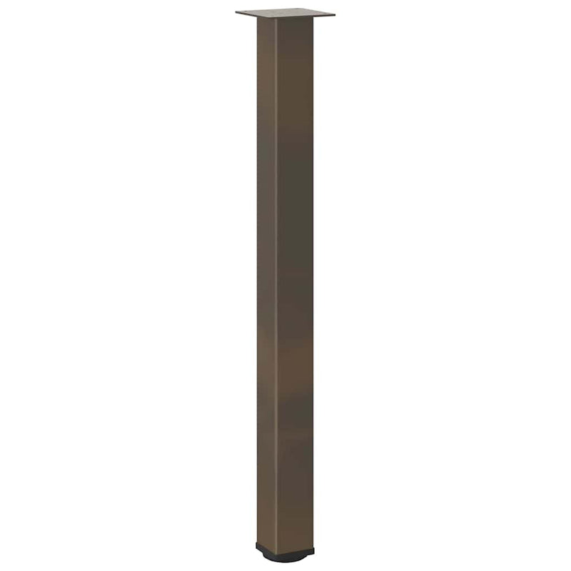 vidaXL 4 db natúr acél bárasztalláb 90-92 cm