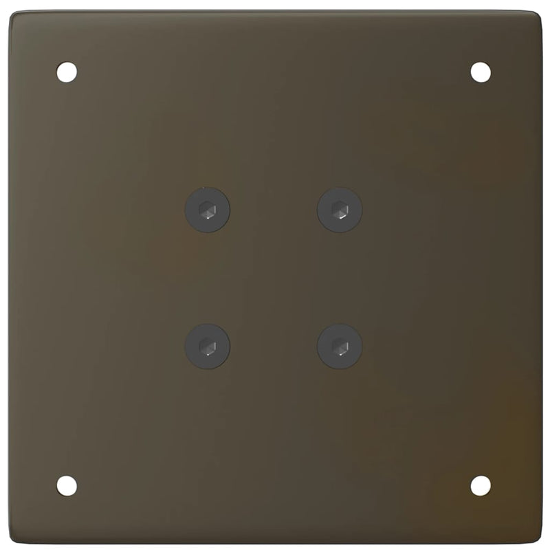 vidaXL 4 db natúr acél bárasztalláb 90-92 cm