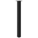 vidaXL 4 db fekete acél bárasztalláb 100-102 cm