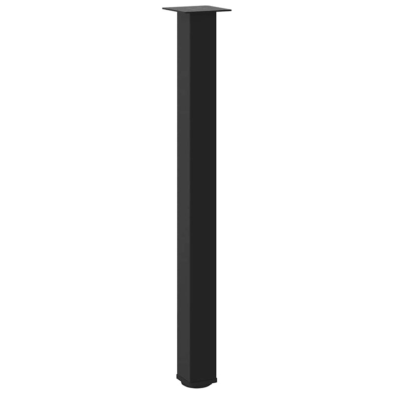 vidaXL 4 db fekete acél bárasztalláb 100-102 cm