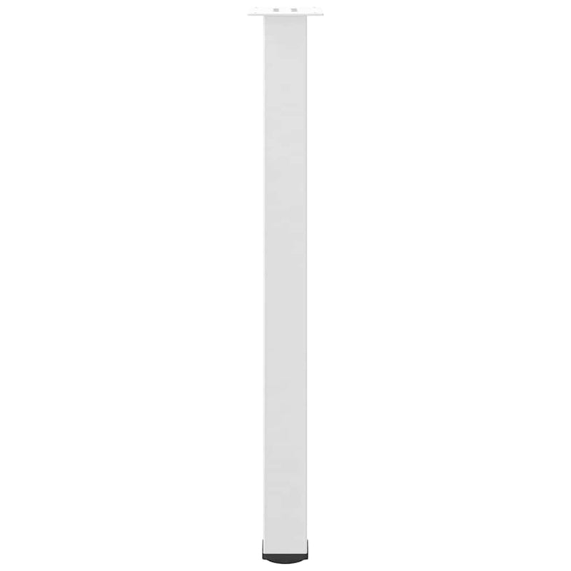 vidaXL 4 db fehér bárasztal láb 100-102 cm acél