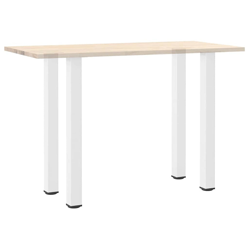 vidaXL 4 db fehér bárasztal láb 100-102 cm acél