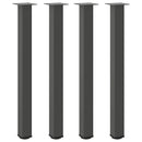 vidaXL 4 db antracitszürke acél bárasztalláb 100-102 cm