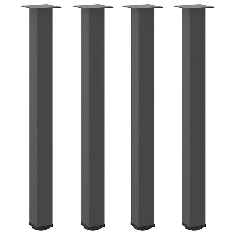 vidaXL 4 db antracitszürke acél bárasztalláb 100-102 cm