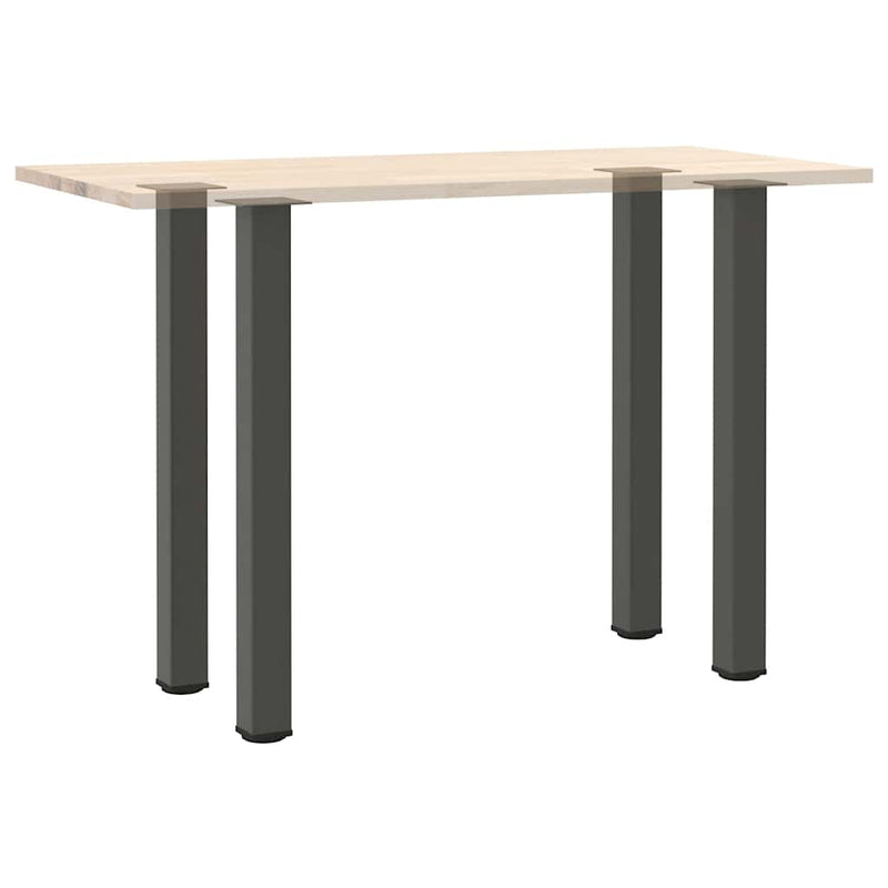 vidaXL 4 db antracitszürke acél bárasztalláb 100-102 cm