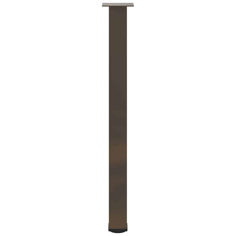 vidaXL 4 db natúr acél bárasztalláb 100-102 cm