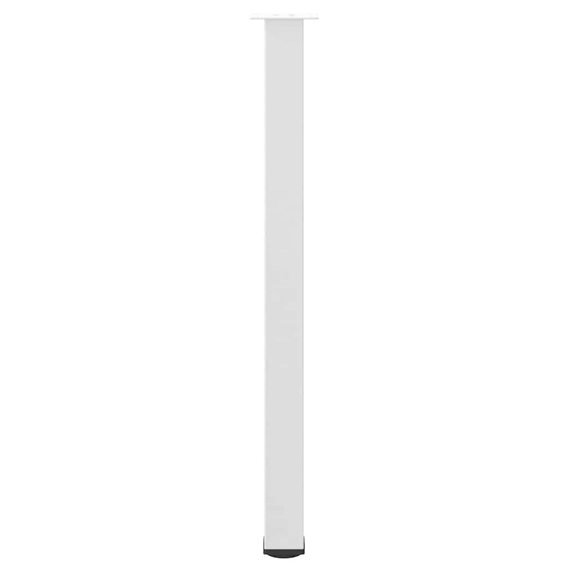 vidaXL 4 db fehér bárasztal láb 110-112 cm acél