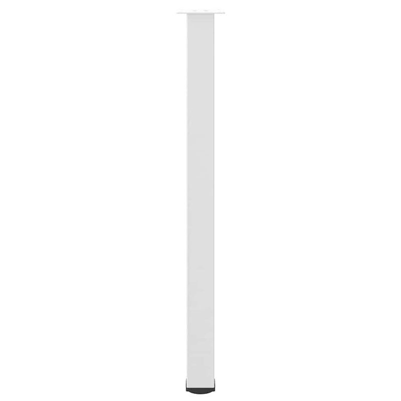 vidaXL 4 db fehér bárasztal láb 110-112 cm acél