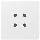 vidaXL 4 db fehér bárasztal láb 110-112 cm acél