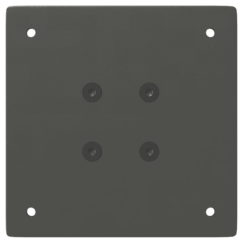vidaXL 4 db antracitszürke acél bárasztalláb 110-112 cm