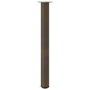 vidaXL 4 db natúr acél bárasztalláb 110-112 cm